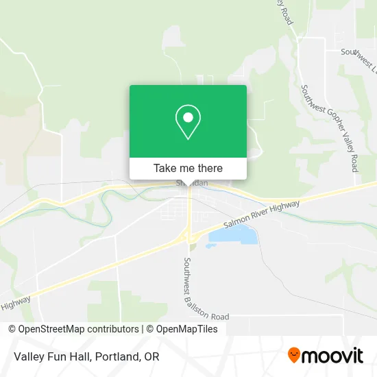 Valley Fun Hall map