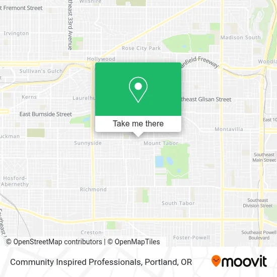 Community Inspired Professionals map