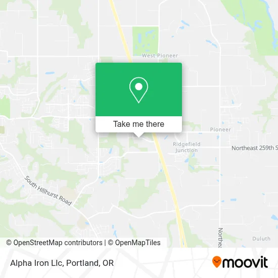 Alpha Iron Llc map