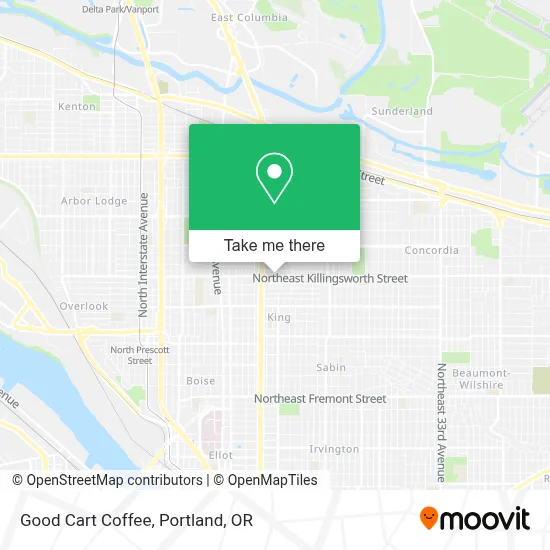 Good Cart Coffee map
