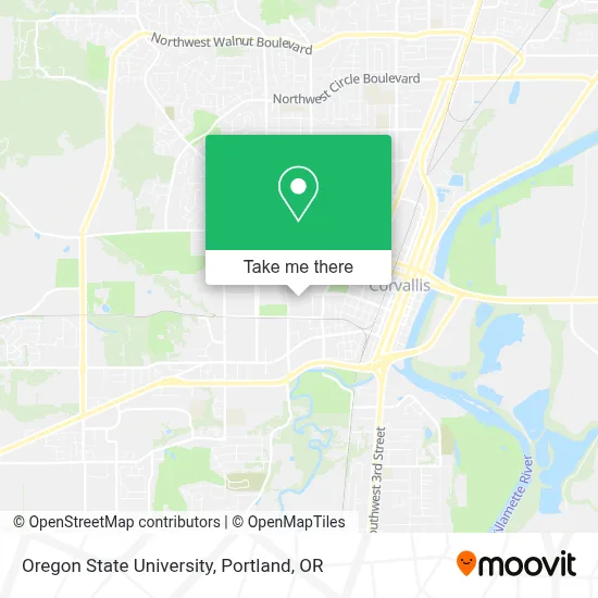 Oregon State University map
