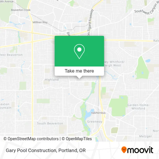 Gary Pool Construction map