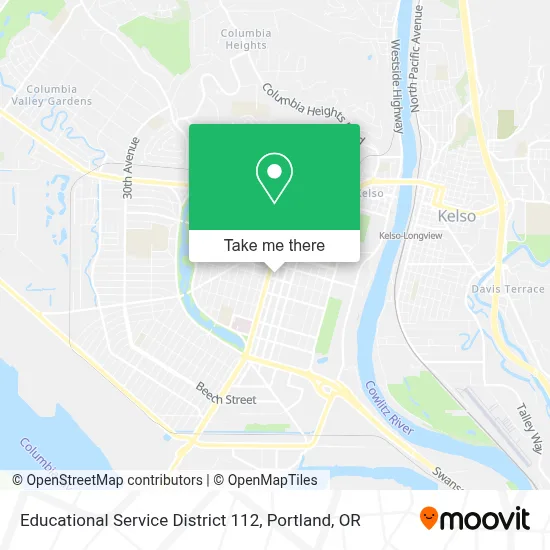 Educational Service District 112 map
