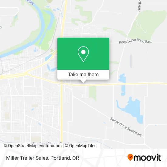 Miller Trailer Sales map