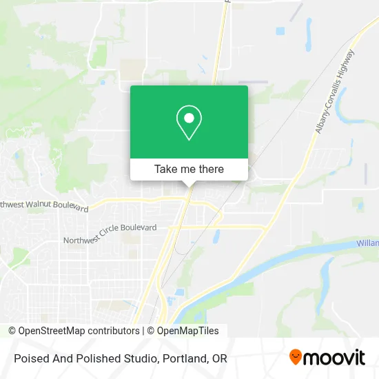 Poised And Polished Studio map