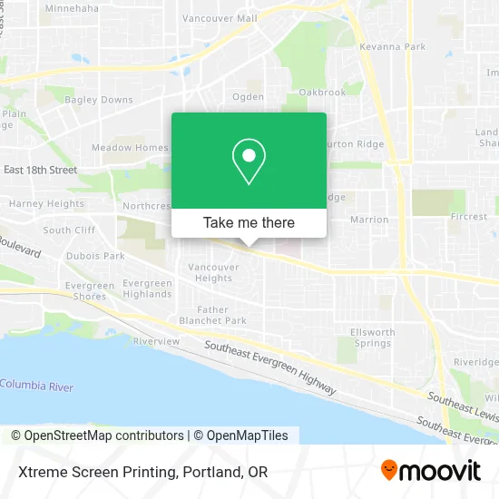 Xtreme Screen Printing map