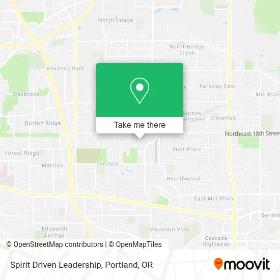 Spirit Driven Leadership map