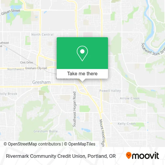 Rivermark Community Credit Union map