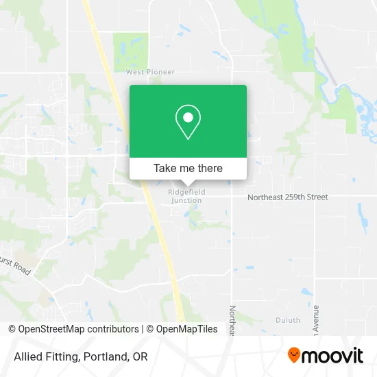 Allied Fitting map