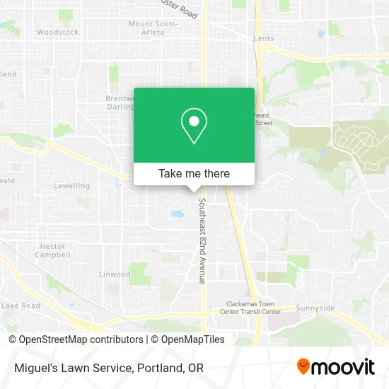 Miguel's Lawn Service map