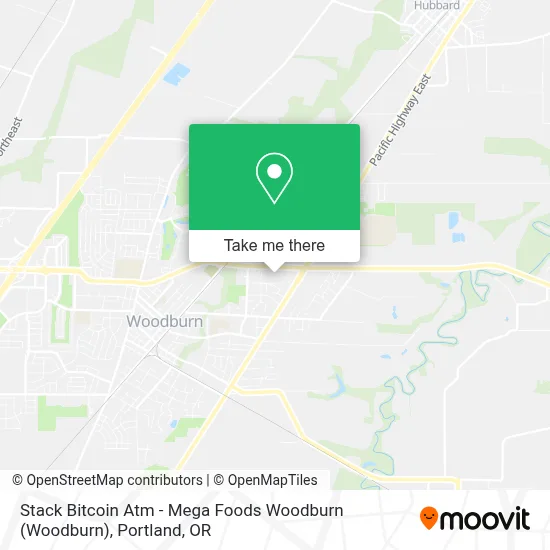 Stack Bitcoin Atm - Mega Foods Woodburn map
