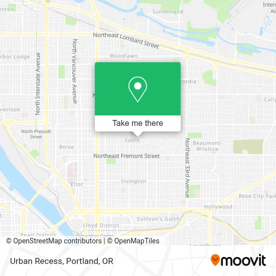 Urban Recess map