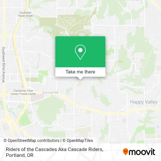 Riders of the Cascades Aka Cascade Riders map