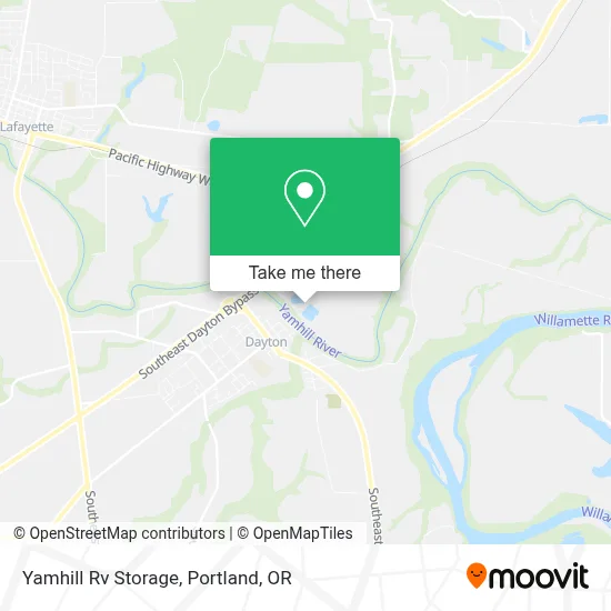 Yamhill Rv Storage map