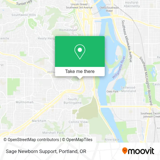 Sage Newborn Support map