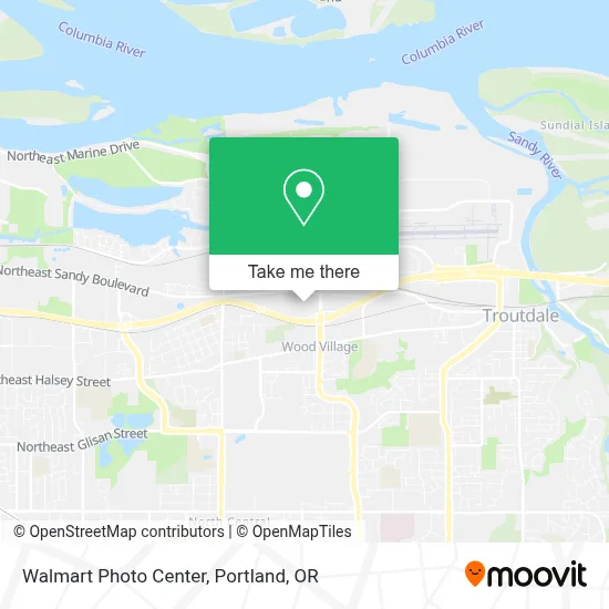 Walmart Photo Center map