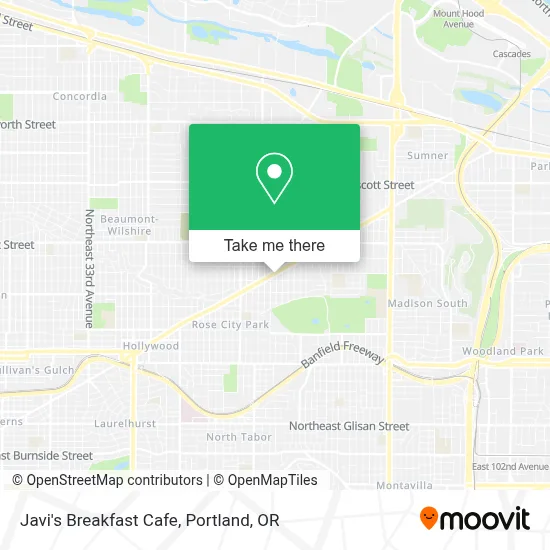 Javi's Breakfast Cafe map