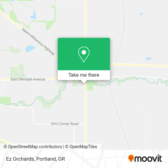 Ez Orchards map