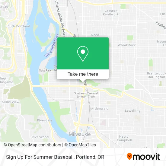 Sign Up For Summer Baseball map
