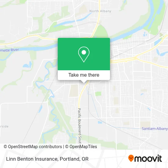 Linn Benton Insurance map