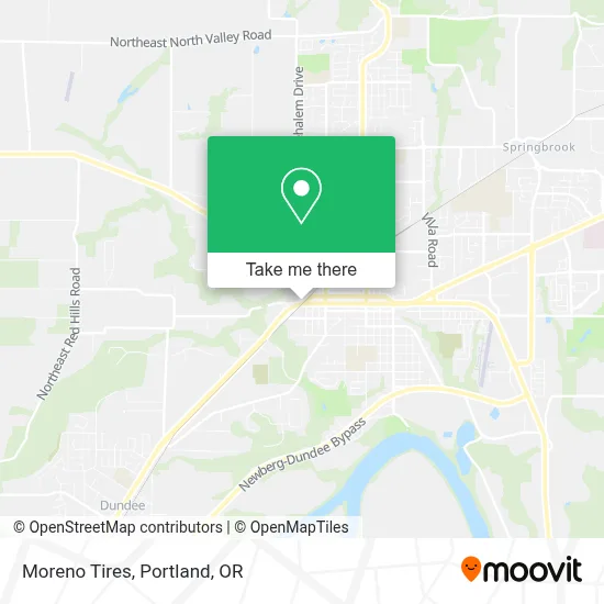 Moreno Tires map
