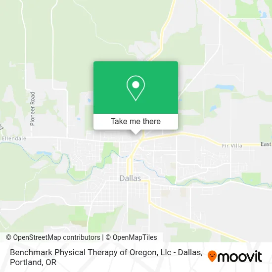 Benchmark Physical Therapy of Oregon, Llc - Dallas map