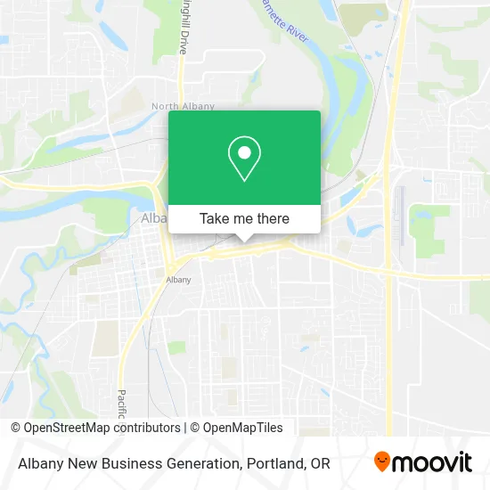 Albany New Business Generation map