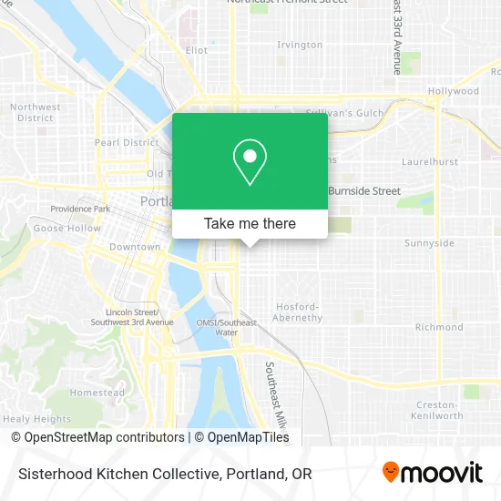 Sisterhood Kitchen Collective map