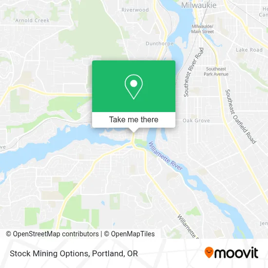 Stock Mining Options map