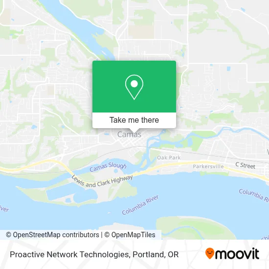 Proactive Network Technologies map