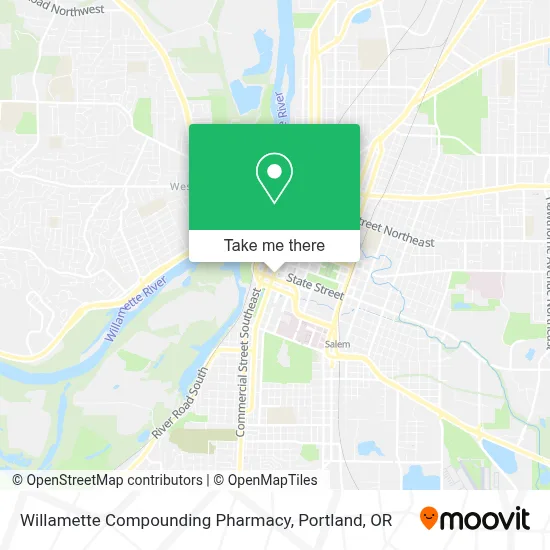Willamette Compounding Pharmacy map