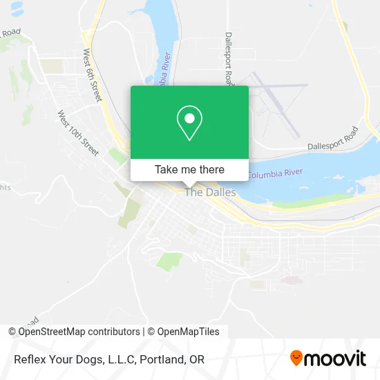 Reflex Your Dogs, L.L.C map