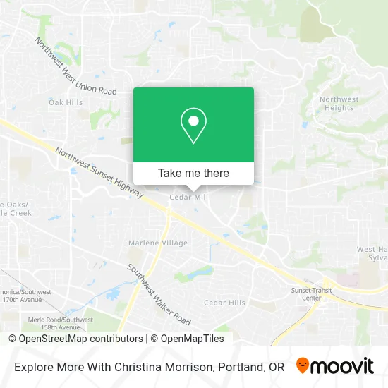 Explore More With Christina Morrison map