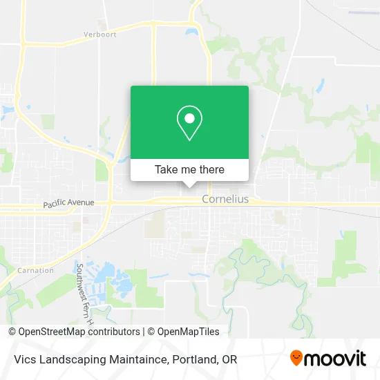 Vics Landscaping Maintaince map