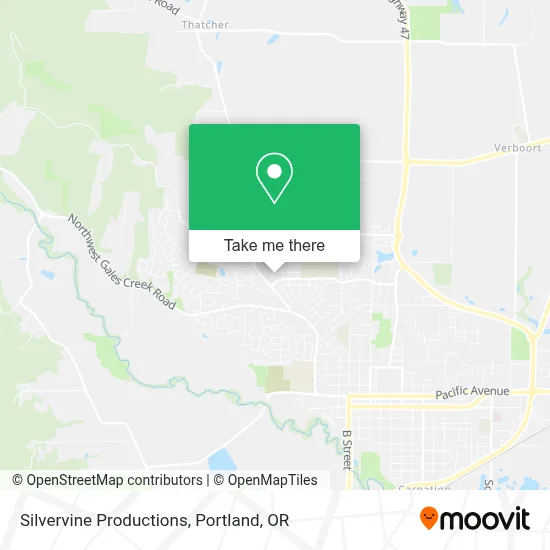 Silvervine Productions map