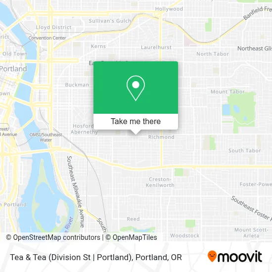 Tea & Tea (Division St | Portland) map
