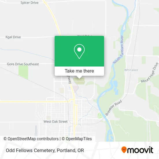 Odd Fellows Cemetery map