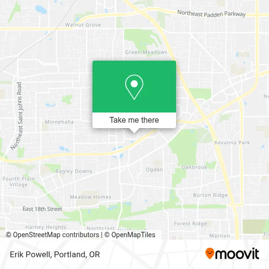 Erik Powell map