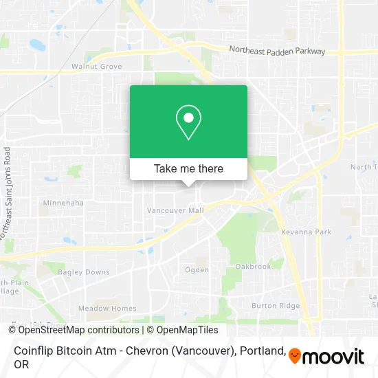 Coinflip Bitcoin Atm - Chevron (Vancouver) map