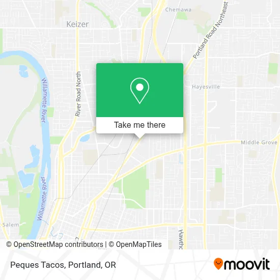 Peques Tacos map