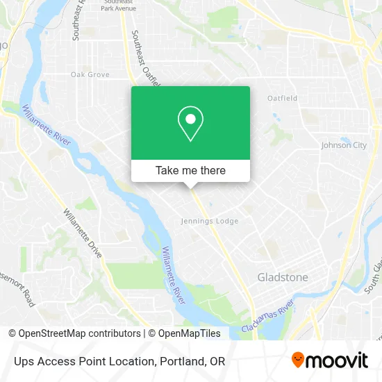 Ups Access Point Location map