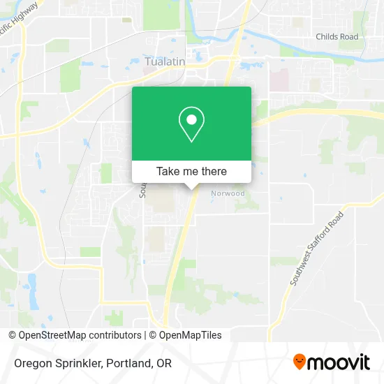Oregon Sprinkler map