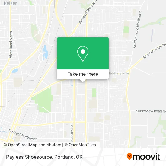 Payless Shoesource map