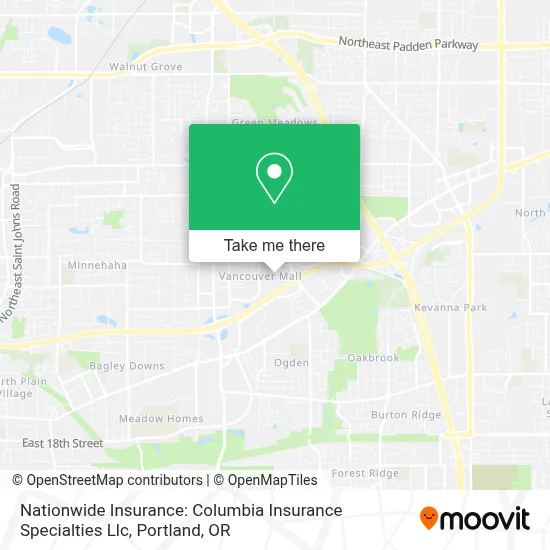 Nationwide Insurance: Columbia Insurance Specialties Llc map