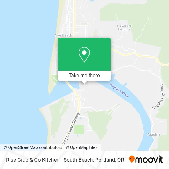 Rise Grab & Go Kitchen - South Beach map