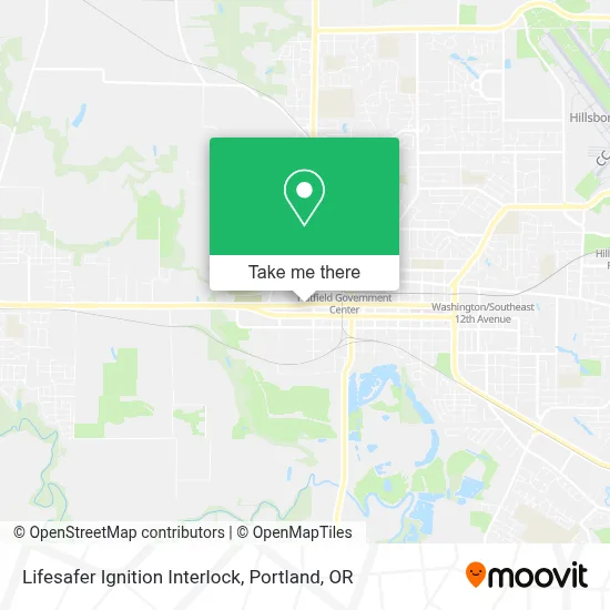 Lifesafer Ignition Interlock map