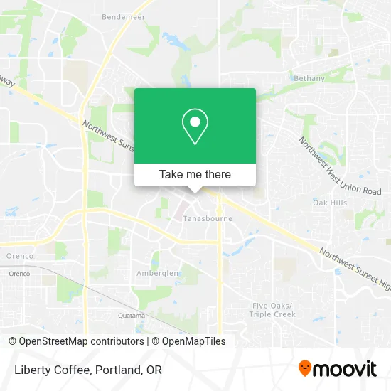 Liberty Coffee map