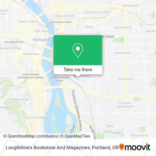 Longfellow's Bookstore And Magazines map