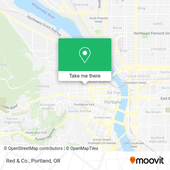 Red & Co. map