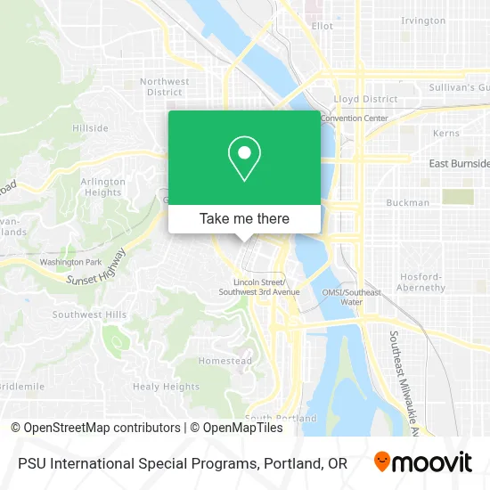 PSU International Special Programs map